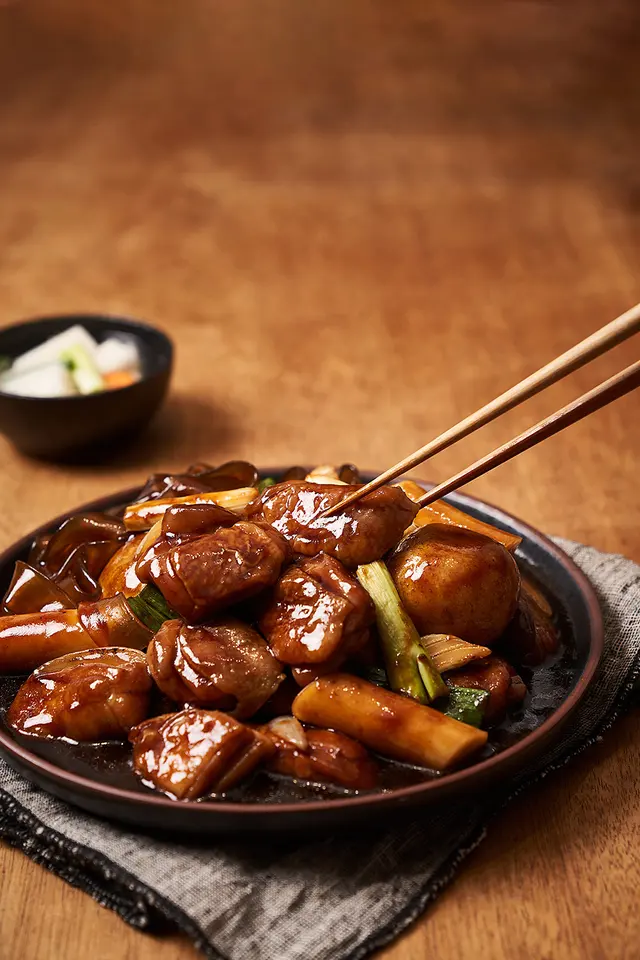 찜닭 요리 푸드 사진